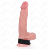 Kink - Anneau Pénis En Cuir Avec Fermeture Velcro 20 X 2 Cm